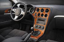 Alfa Romeo 159 2005–2011 Instrumentpanelslister (Meric) Aluminium foto 1