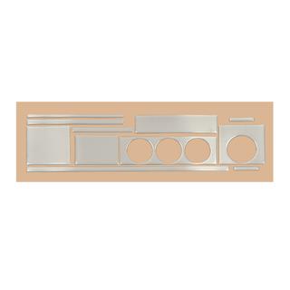 Dekorlist till instrumentpanel Audi 80/90 1987–1996 foto 2