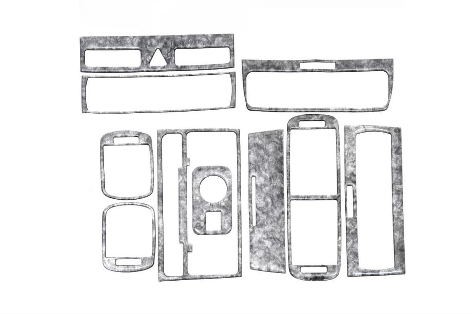 Audi A3 1996–2003 Instrumentpanelslister (2000-2003) Aluminium Image