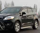 Ford Kuga 2008–2013 Sidosteg Premium (2 st, rostfritt) 60 mm foto 1
