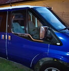 Ford Transit 2000–2014 Dörrhandtagsskydd (rostfritt stål) foto 4