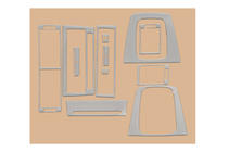 Audi A4 B6 2000–2004 Instrumentpanelskydd Aluminium foto 3