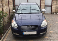 Hyundai Accent 2006–2010 Kromade spegelkåpor (2 st, plast) foto 3