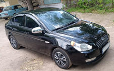 Hyundai Accent 2006–2010 Kromade spegelkåpor (2 st, plast) foto 2