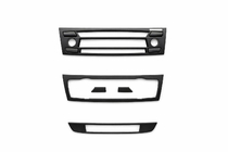 BMW 1-serie E81/E82/E87/E88 2004–2011 Instrumentpanelskydd Aluminium foto 1