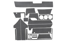 BMW 5-serie E34 1988–1995 Instrumentpanelskydd Aluminium foto 3