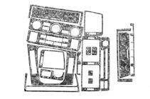 BMW 3-serie E46 1998–2006 Instrumentpanelinlägg (Compact) Aluminium foto 4