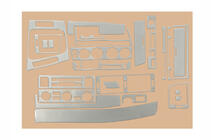 BMW 3-serie E46 1998–2006 Interiörlister Aluminium foto 4