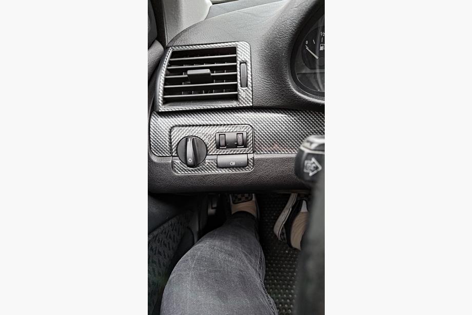 BMW 3-serie E46 1998–2006 Interiörlister Foto 9