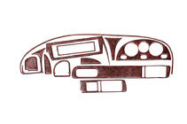 Chevrolet Tacuma/Rezzo 2000–2008 Interiörlister Aluminium foto 1