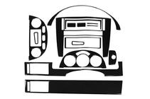 Chevrolet Lacetti 2003–2024 Instrumentpanelinlägg Sedan (Meric) Trä foto 2