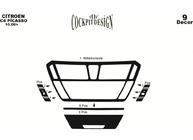 Citroen C-4 Picasso 2006–2013 Instrumentpanelskydd Aluminium foto 7