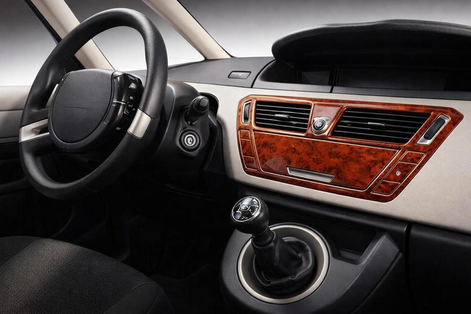 Citroen C-4 Picasso 2006–2013 Instrumentpanelskydd Aluminium Image