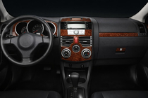 Daihatsu Terios 2006–2017 Instrumentpanelskydd Aluminium foto 1
