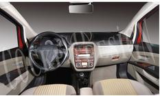 Fiat Punto Grande/EVO 2006–2018 Instrumentpanelsdekor Kolfiber foto 5