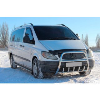 Frontbåge (bullbar) XL-WT025 (rostfritt) Mercedes Vito W639 2004–2014 foto 1