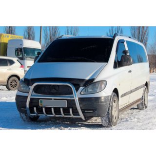 Frontbåge (bullbar) XL-WT025 (rostfritt) Mercedes Vito W639 2004–2014 foto 2