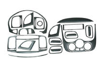 Hyundai Accent 2006–2010 Instrumentpanelskydd Aluminium foto 2