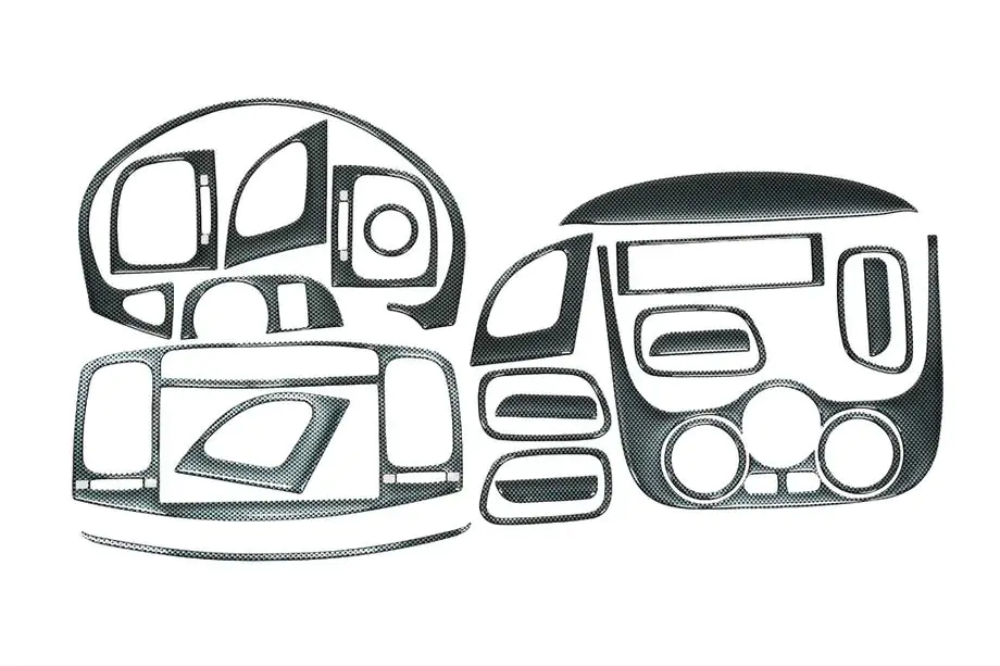 Hyundai Accent 2006–2010 Instrumentpanelskydd Foto 2