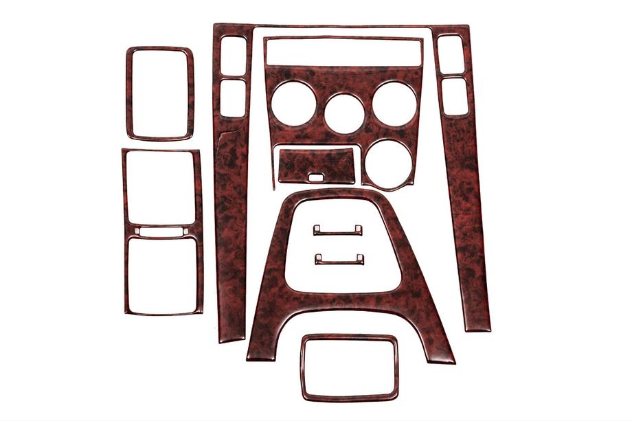 Hyundai Tucson JM 2004– Instrumentpanelslister (i sortiment) Aluminium Image