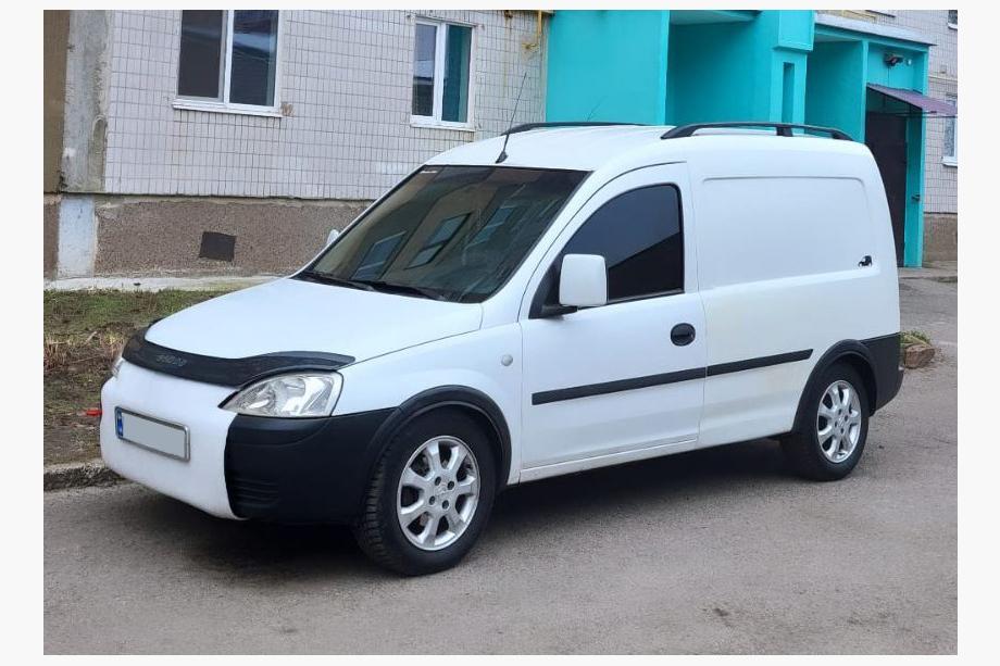 Opel Combo 2002–2012 Svarta takrails Image
