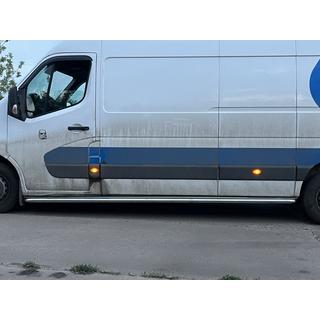 Sidosteg Premium (2 st, rostfritt) Opel Movano 2010–2021 foto 3