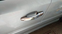 Opel Vectra C 2002–2008 Dörrhandtagsskydd (4 st, rostfritt stål) Carmos - turkiskt stål foto 8