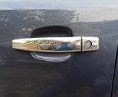 Opel Vectra C 2002–2008 Dörrhandtagsskydd (4 st, rostfritt stål) Carmos - turkiskt stål foto 3