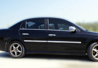 Opel Vectra C 2002–2008 Yttre fönsterlister (4 st, rostfritt stål) Carmos - turkiskt stål foto 3