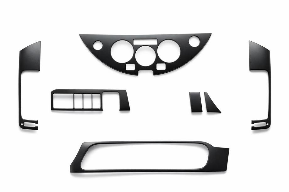 Nissan Note 2004–2012 Instrumentpanelskydd Aluminium Image