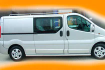 Opel Vivaro 2001–2015 Sidorör (2 st, rostfritt) foto 9
