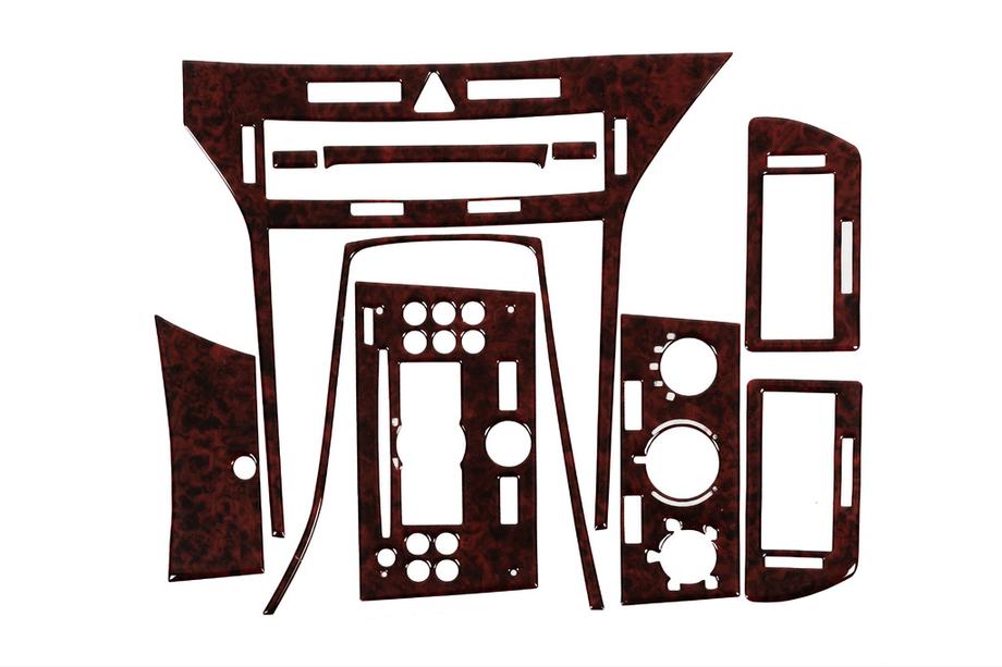 Opel Astra H 2004–2013 Instrumentpanelskydd Trä Image
