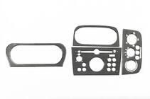 Opel Corsa C 2000–2006 Instrumentpanelskydd Aluminium foto 5