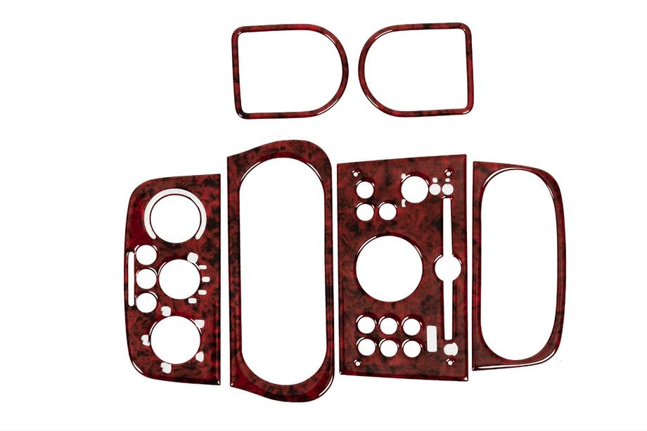 Opel Corsa C 2000–2006 Instrumentpanelskydd Aluminium Image