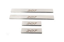 Peugeot 207 2006–2014 Rostfria instegslister Carmos (4 st) foto 3