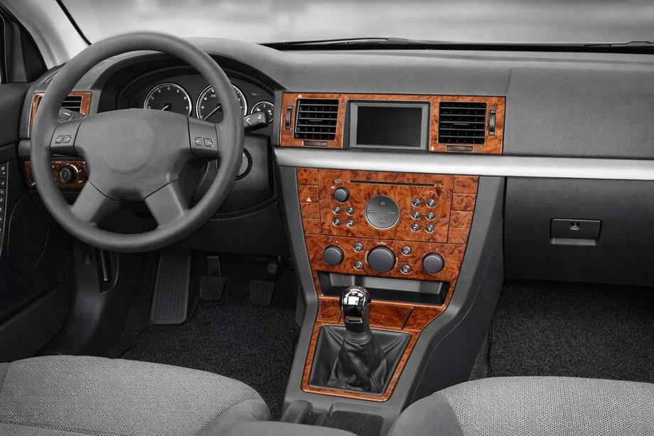 Opel Vectra C 2002–2008 Instrumentpanelskydd Aluminium Image