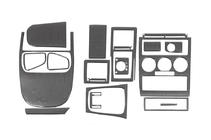 Opel Astra G Classic 1998–2012 Instrumentpanelskydd Aluminium foto 7