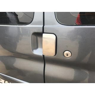Dörrhandtagskåpor i rostfritt stål Peugeot Partner 1996–2008 foto 2