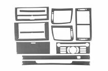 Peugeot 407 2004–2011 Instrumentpanelslister (Kit-1) Aluminium foto 5