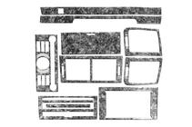 Peugeot 407 2004–2011 Instrumentpanelslister (Kit-1) Aluminium foto 2