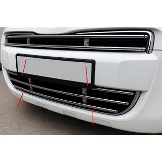 Hel grill (rostfritt stål) Peugeot Partner Tepee 2008–2018 foto 1