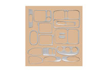 Renault Symbol 1999–2008 Instrumentpanelskydd Aluminium foto 4