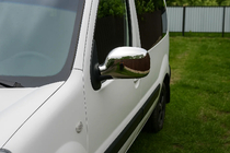 Renault Kangoo 1998–2008 Kromade spegelkåpor (2004-2008, 2 st) foto 3