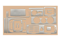 Skoda Fabia 2000–2007 Instrumentpanellister Aluminium foto 3