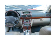 Toyota Avensis 2003–2009 Instrumentpanelinlägg Small Aluminium foto 3