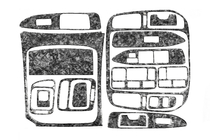 Toyota Land Cruiser 100 1998–2007 Instrumentpanelskydd Trä foto 4