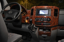 Volkswagen Crafter 2006–2016 Dekorlister för instrumentpanelen (50 delar) Aluminium foto 2