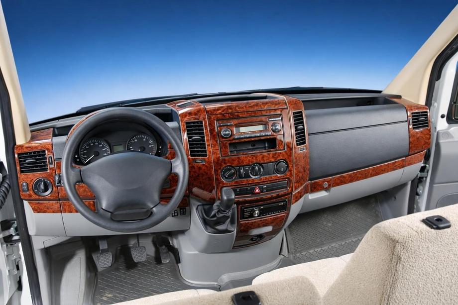 Volkswagen Crafter 2006–2016 Dekorlister för instrumentpanelen (50 delar) Aluminium Image