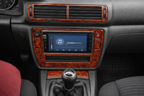 Volkswagen Passat B5 1997–2005 Instrumentpanelslister 2004-2005 Aluminium foto 1