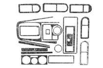 Volkswagen Bora 1998–2004 Interiörtuning för bil Aluminium foto 3